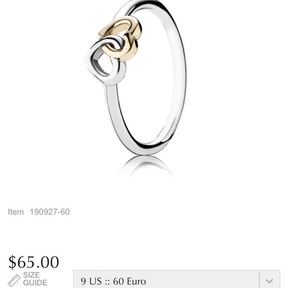 Hearts pandora ring - Picture 3 of 3